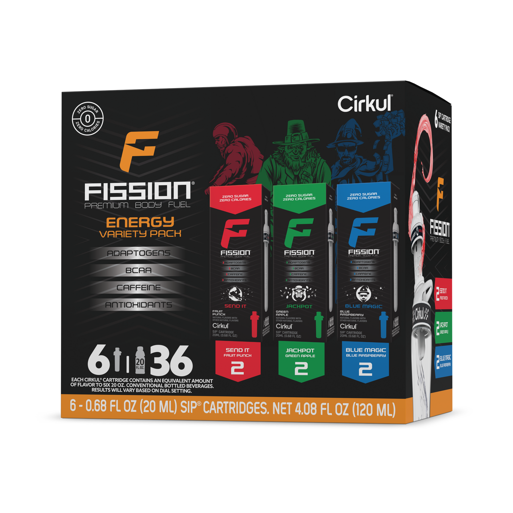 Fission® 6-Pack Variety Pack - Clean Style C9