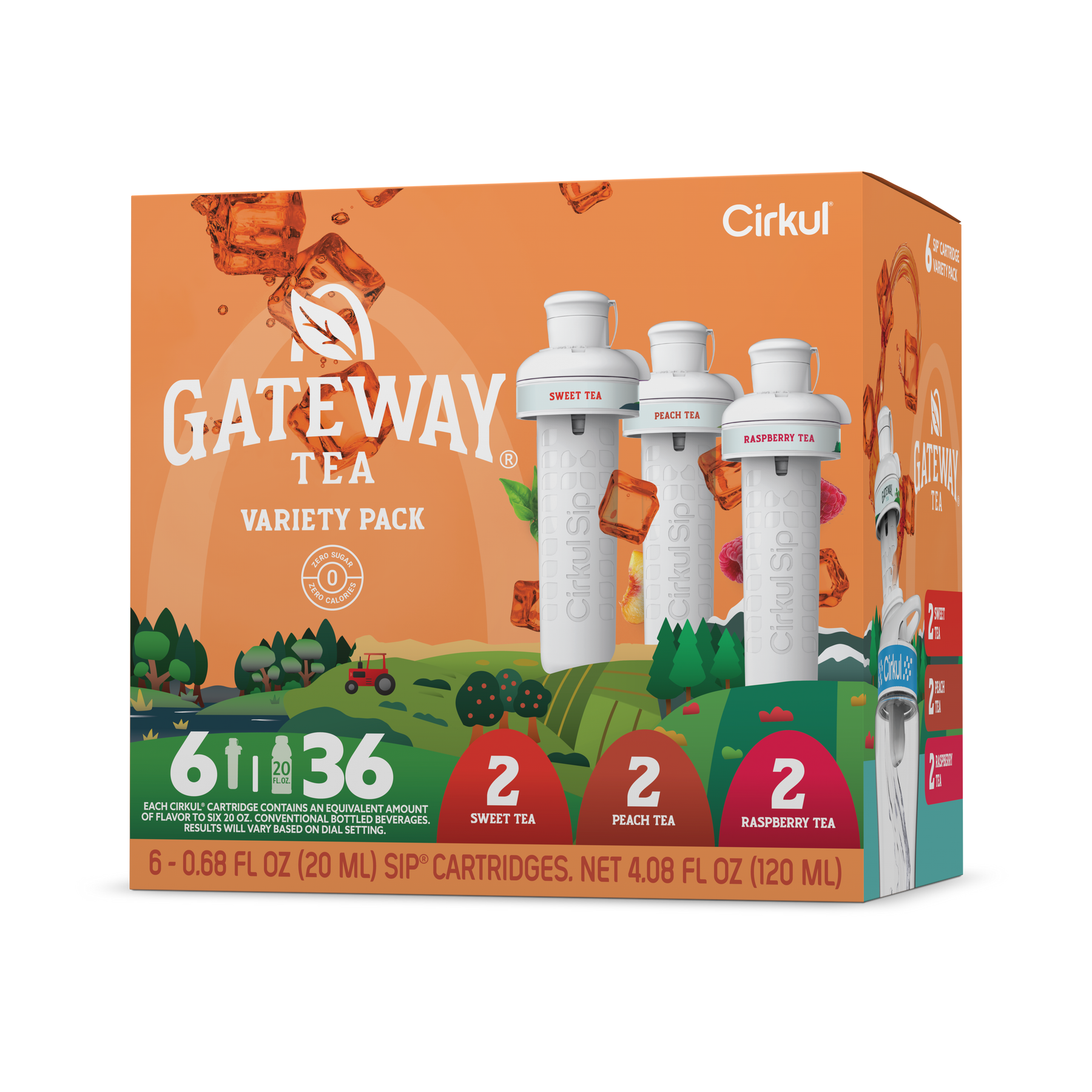Gateway Tea® 6-Pack Variety Pack - Bright Touch U5