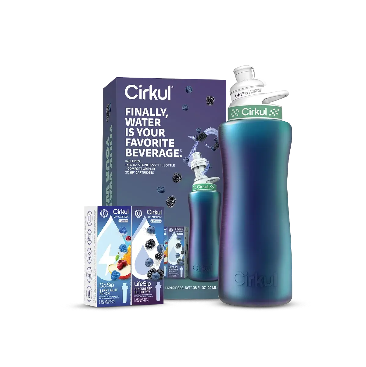 32oz. Chameleon Stainless Steel Bottle Starter Kit - Simple Edit D6