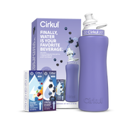 32oz. Matte Periwinkle Stainless Steel Bottle Starter Kit - Classic Pick Y8