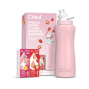 32oz. Blush Pink Stainless Steel Bottle Starter Kit - Essential Set W6
