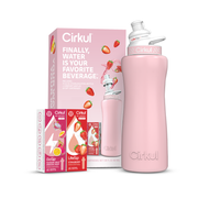 32oz. Blush Pink Stainless Steel Bottle Starter Kit - Essential Set W6